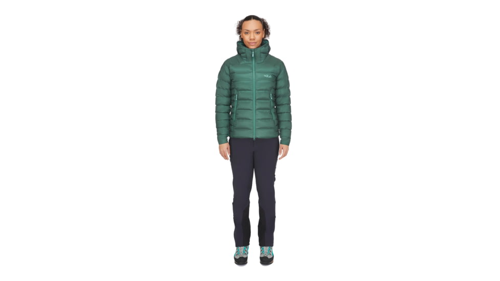 Rab Electron Pro Jacket - Womens, Green Slate, 12, QDN-86-GNS-12