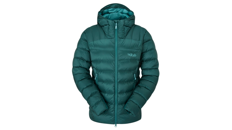Rab Electron Pro Jacket - Womens, Green Slate, 12, QDN-86-GNS-12