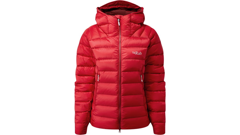 Rab Electron Pro Jacket - Womens, Ruby, 12, QDN-86-RU-12