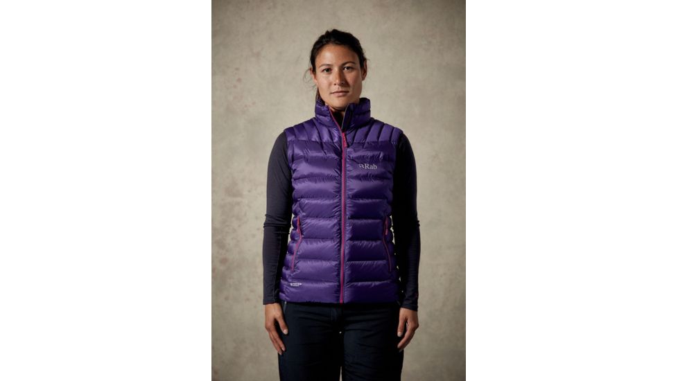Rab Electron Vest wmns, Juniper / Zinc, UK12/ US M QDN-59-JU-12-DEMO