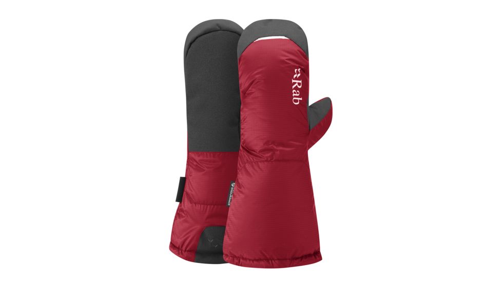 Rab Endurance Down Mitt, Cherry, X-Small, QAG-27-CH-XS