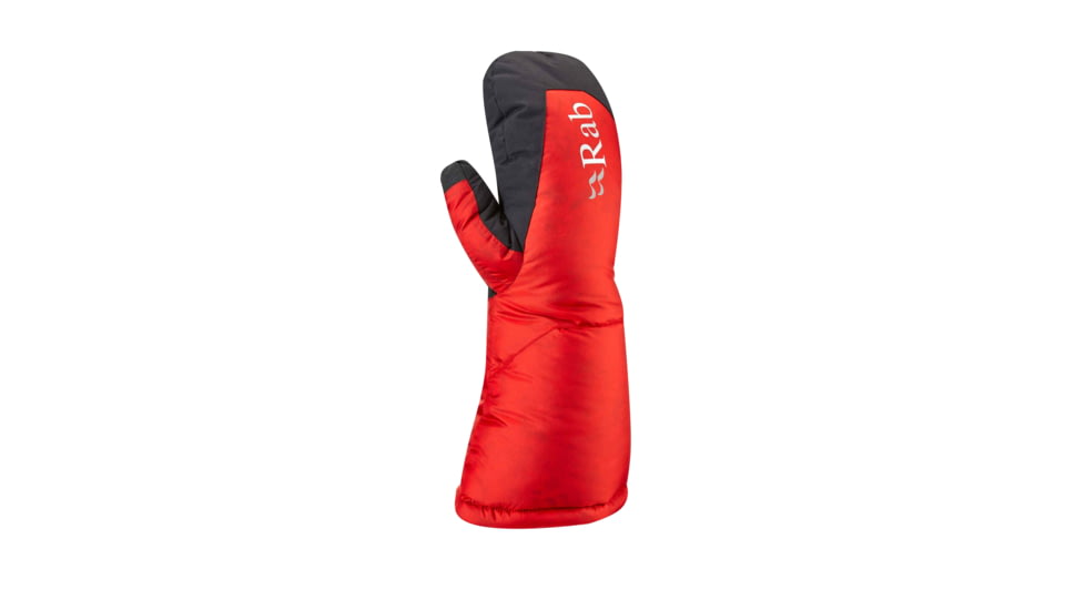 Rab Endurance Down Mitt, Fiery Red, Extra Large, QAJ-06-FRD-XLG