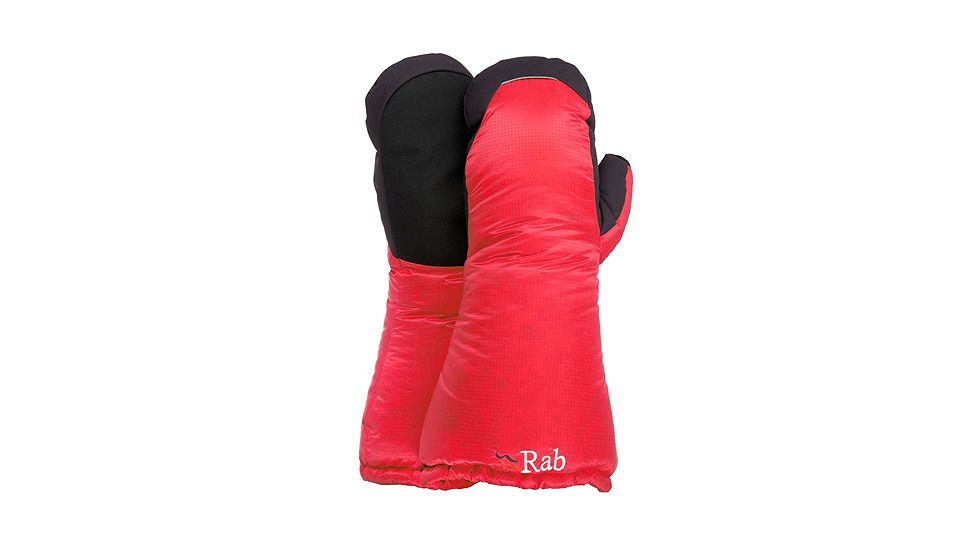 Rab Endurance Down Mitt - Mens-Cherry-Small