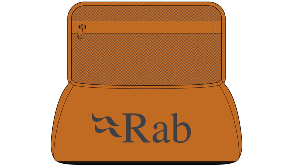 Rab Escape Wash Bag, Marmalade, One Size, QAB-50-MAM-ONE