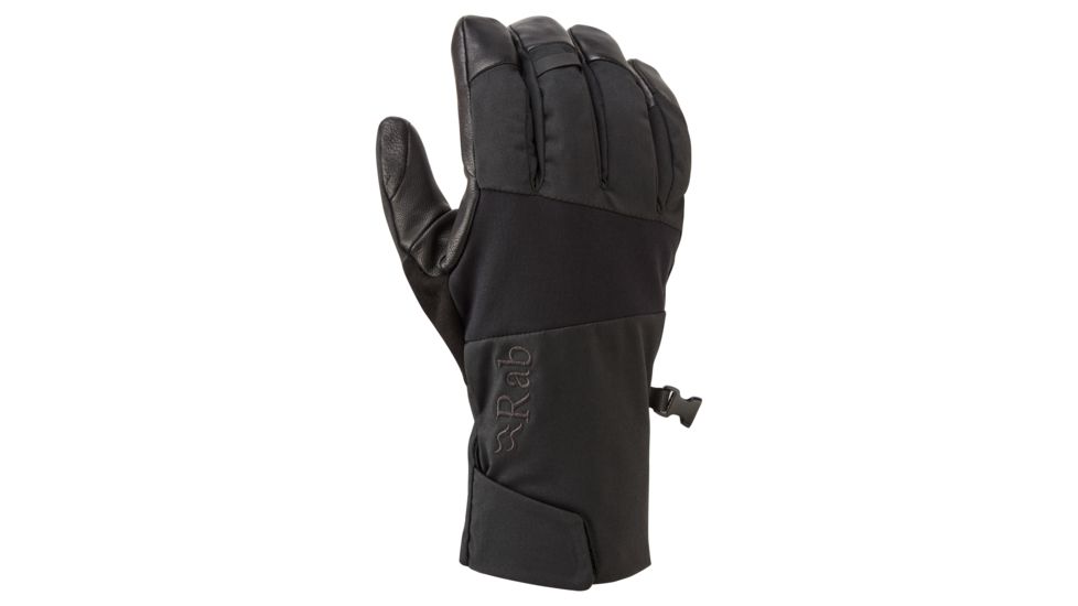 Rab Ether Glove - Unisex, Black, Small, QAH-78-BL-S