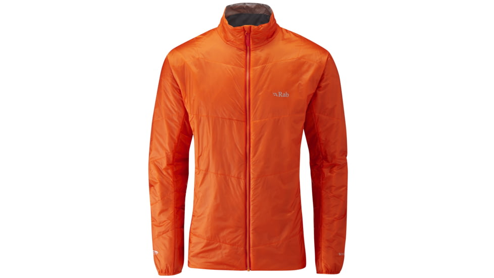 Rab Ether X Jacket - Men's-Satsuma/Gargoyle-Large