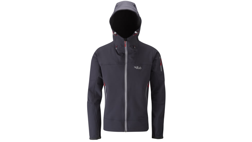 DEMO, Rab Mens Exodus Jacket, Beluga, Large, QFS-70-BE-L-DEMO