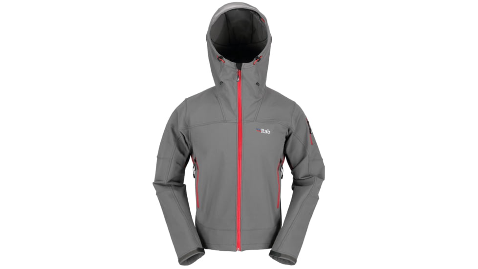DEMO, Rab Mens Exodus Jacket, Smoke, Large, QFS-70-SM-L-DEMO
