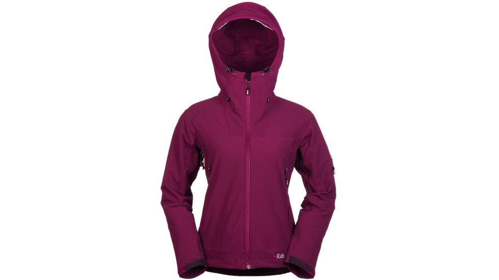 DEMO, Rab Womens Exodus Jacket, Anemone, 12, QFS-71-AN-12-DEMO