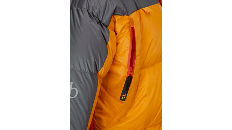 Rab Expedition 8000 Jacket, Gold/Shark, Extra Large, QED-21-GO-XL