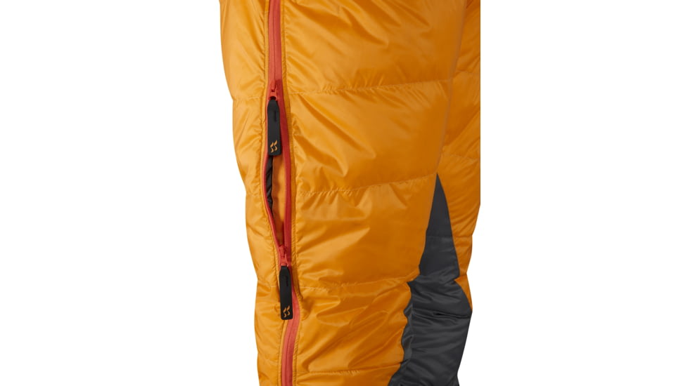 Rab Expedition 8000 Suit, Gold/Shark, Large, QED-20-GO-L