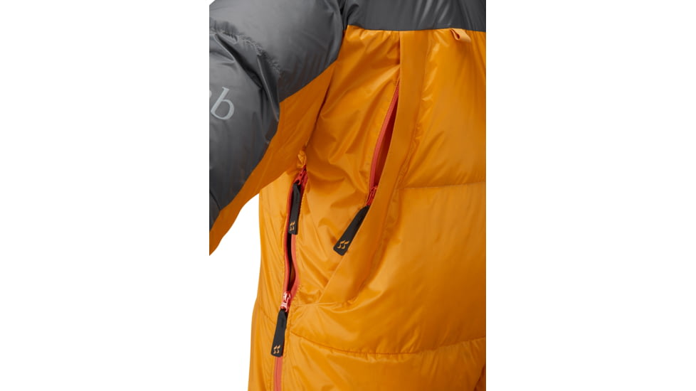 Rab Expedition 8000 Suit, Gold/Shark, Large, QED-20-GO-L