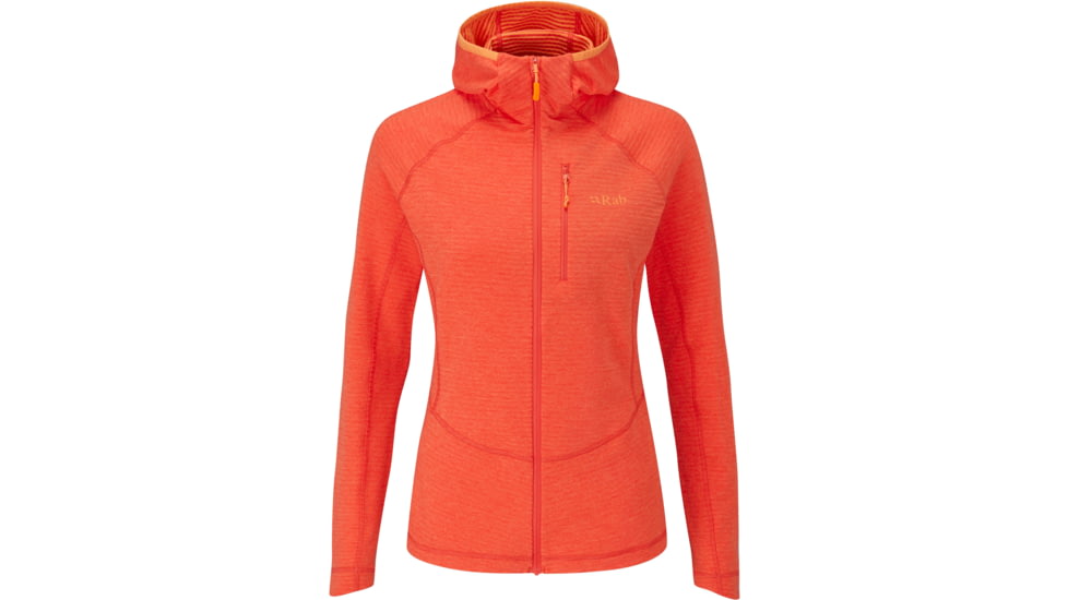 Rab Filament Hoody - Women's, Red Grapefruit/Paradise, 16, QFF-13-GF-16