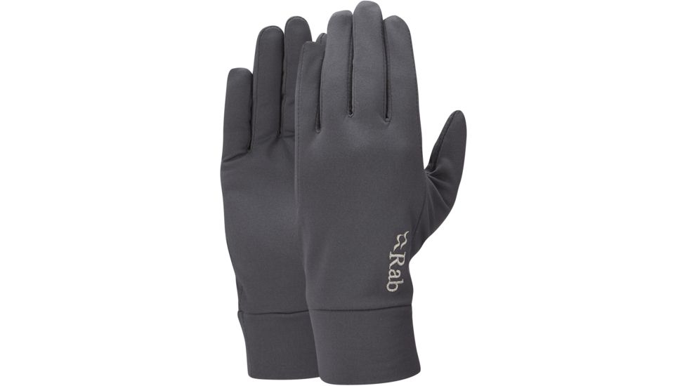 Demo, Rab Flux Liner Glove - Men's, Beluga, Large, QAH-23-BE-L
