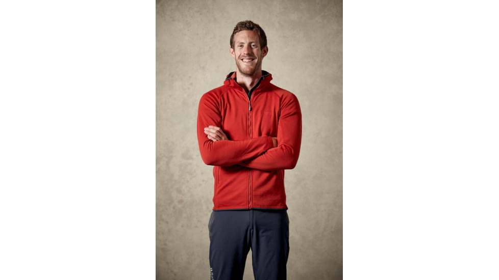 Rab Focus Hoody - Mens, Rust, Medium, QFA-96-RU-M