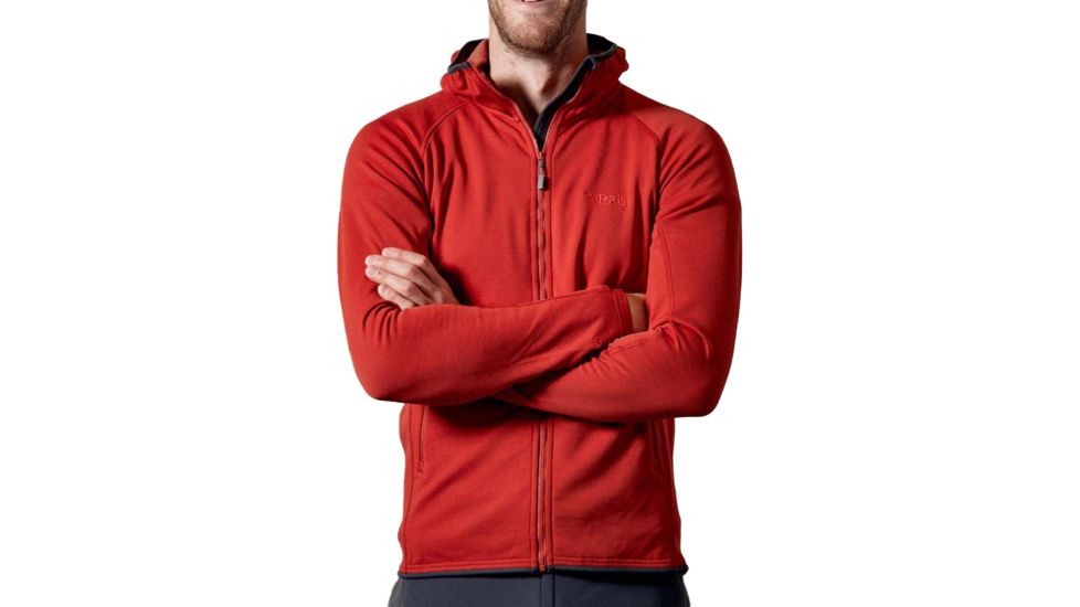 Rab Focus Hoody - Mens, Rust, Extra Large, QFA-96-RU-XL
