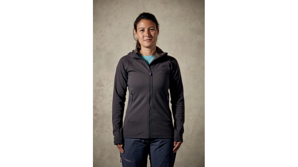 Rab Focus Hoody - Womens, Anthracite, 8, QFA-97-AN-08