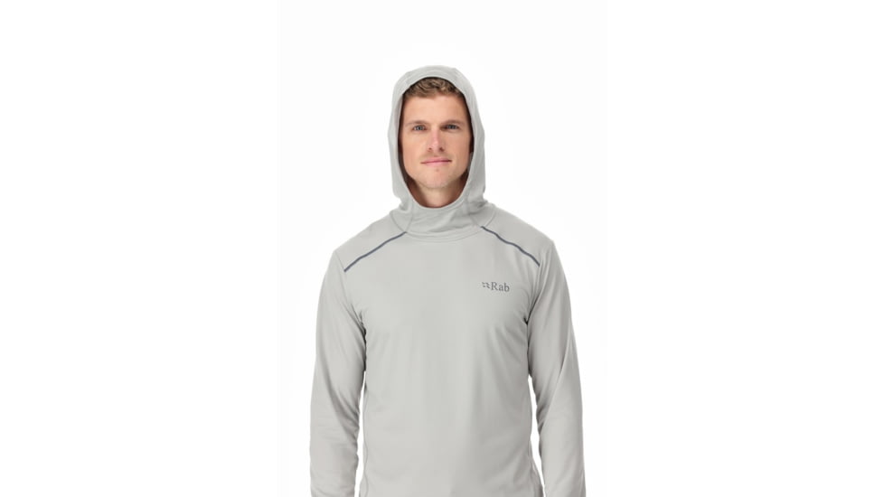 Rab Force Hoody - Mens, Dark Pewter, Large, QBL-09-DPW-LRG