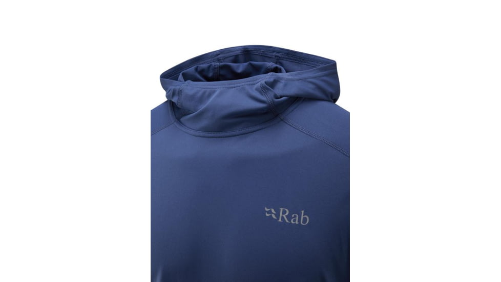 Rab Force Hoody - Mens, Nightfall Blue, Small, QBL-09-NFB-SML