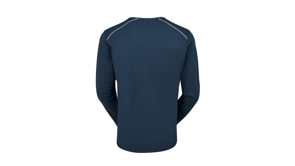 Rab Force LS Tee - Mens, Tempest Blue, Extra Large, QBL-07-TMB-XLG