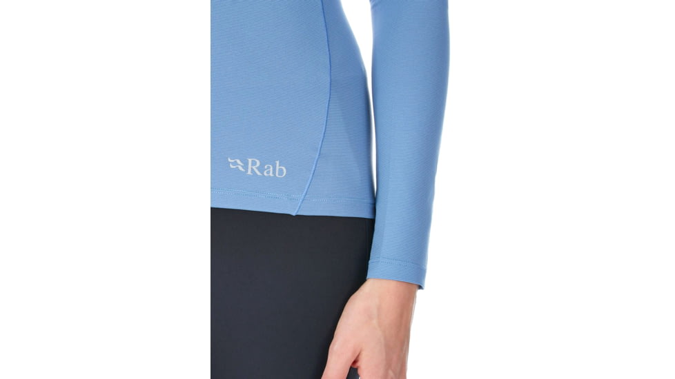 Rab Force LS Tee - Womens, Thistle, 14, QBU-69-TH-14