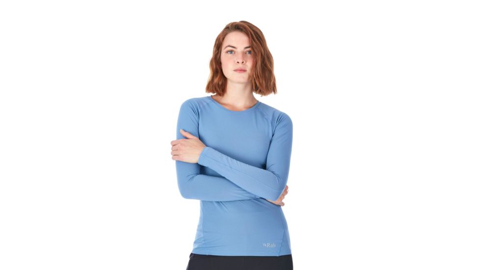 Rab Force LS Tee - Womens, Thistle, 14, QBU-69-TH-14