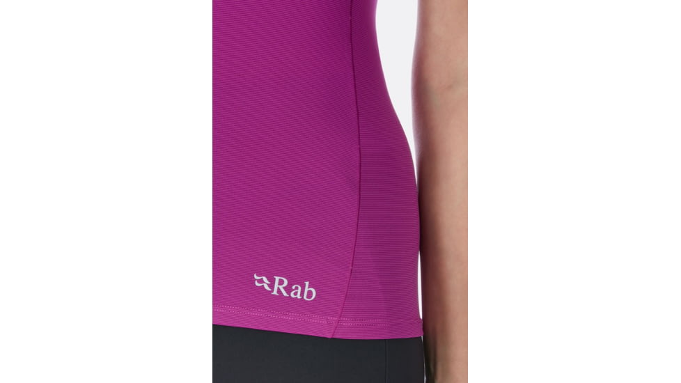 Rab Force Short Sleeve Tee - Womens, Peony, Extra Small, QBU-56-PE-08