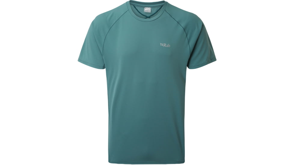 Rab Force Tee - Men's, Bright Arctic, 2XL, QBU-55-BA-XXL