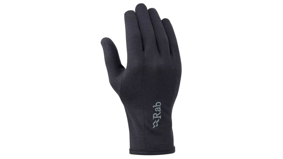 Rab Forge 160 Glove - Women's, Ebony, Large, QAH-75-EB-L
