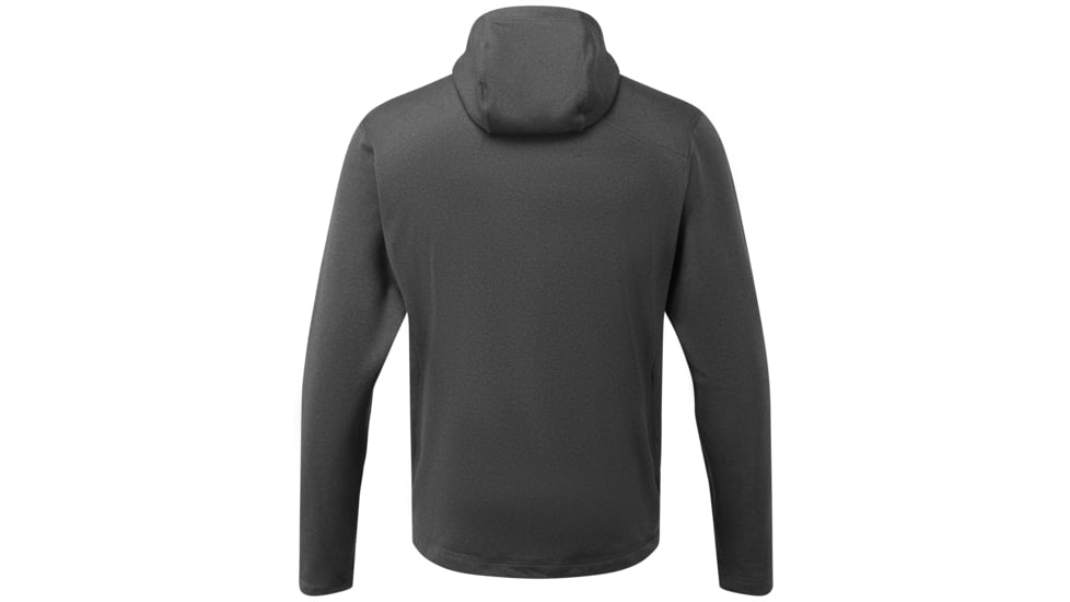 Rab Geon Hoody - Mens, Black/Steel Marl, Extra Large, QFE-93-BL-XL