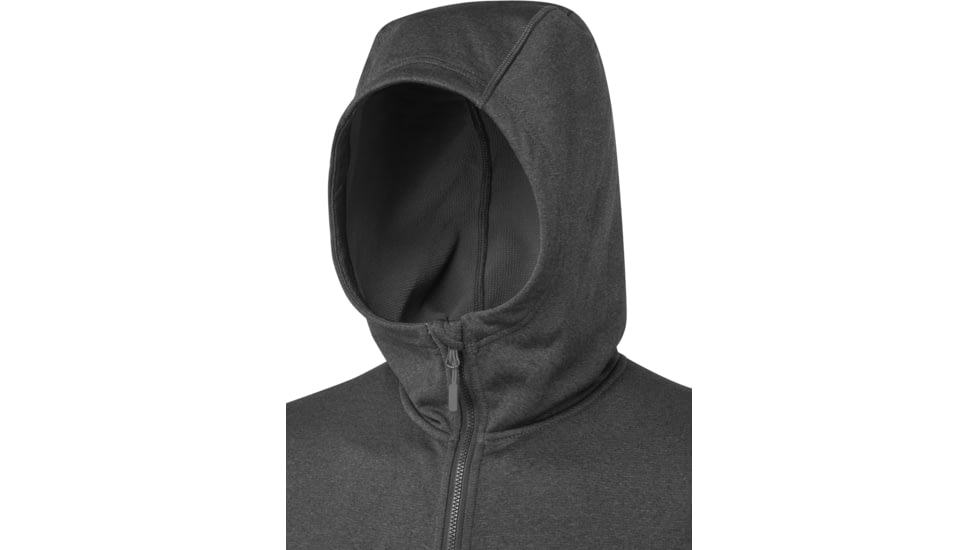 Rab Geon Hoody - Mens, Black/Steel Marl, Extra Large, QFE-93-BL-XL