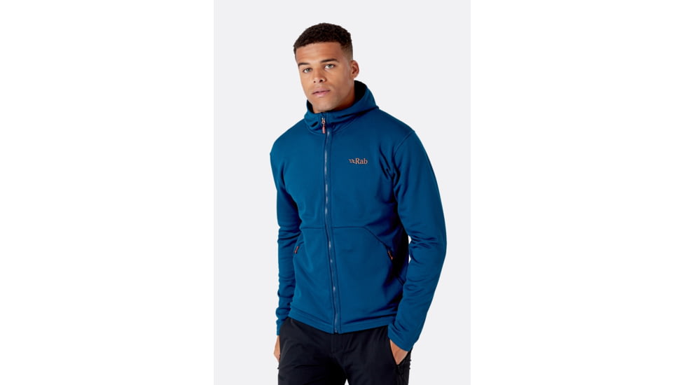 Rab Geon Hoody - Mens, Deep Ink/Ink Marl, Medium, QFE-93-DI-M