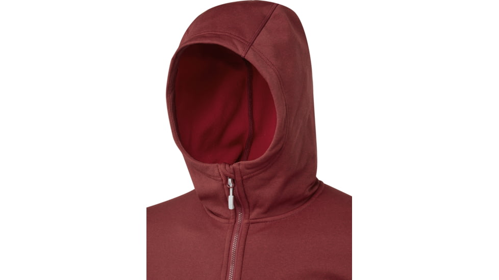 Rab Geon Hoody - Mens, Oxblood Red/Ascent Red Marl, Medium, QFE-93-OR-M