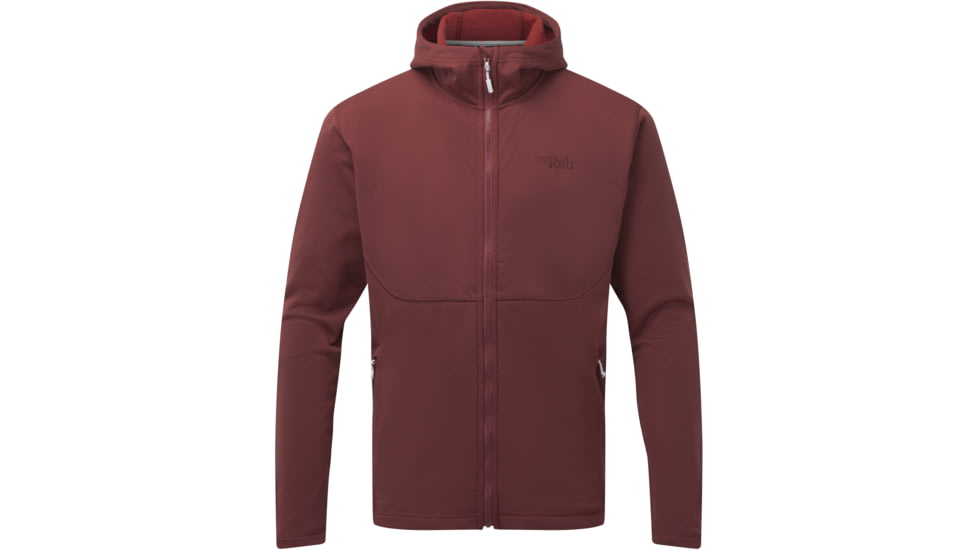 Rab Geon Hoody - Men's, Oxblood Red, Medium, QFE-93-OR-M