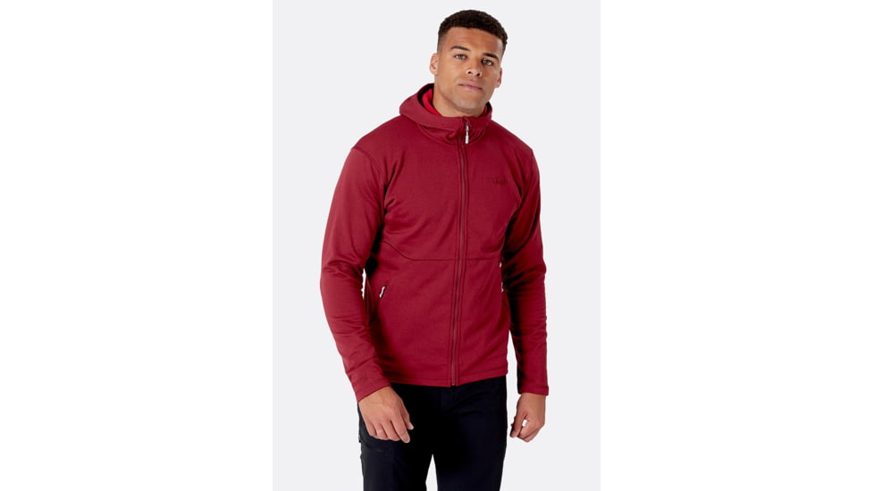 Rab Geon Hoody - Men's, Oxblood Red, Large, QFE-93-OR-L