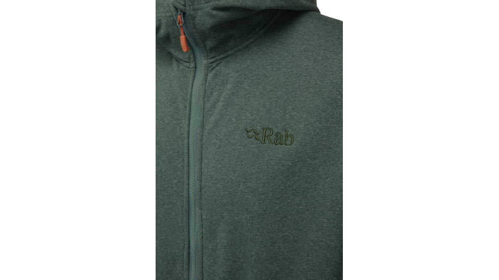 Rab Geon Hoody - Mens, Pine/Silverpine Marl, Extra Large, QFE-93-PI-XL