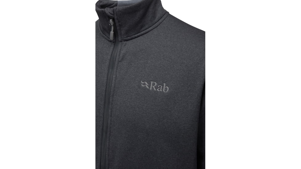 Rab Geon Jacket - Mens, Black/Steel Marl, Medium, QFE-95-BL-M
