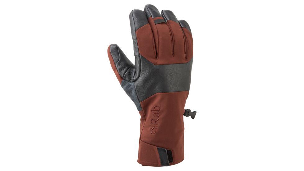 Rab Guide Lite GTX Glove - Unisex, Dark Clay, Small, QAH-64-DC-S