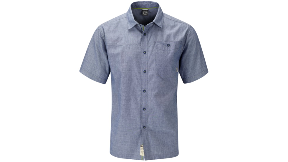 Rab Hacker Short Sleeve Shirt - Men's -Denim-Large