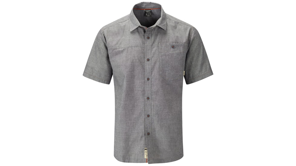 Hacker Short Sleeve Shirt - Mens -Anthracite-Medium