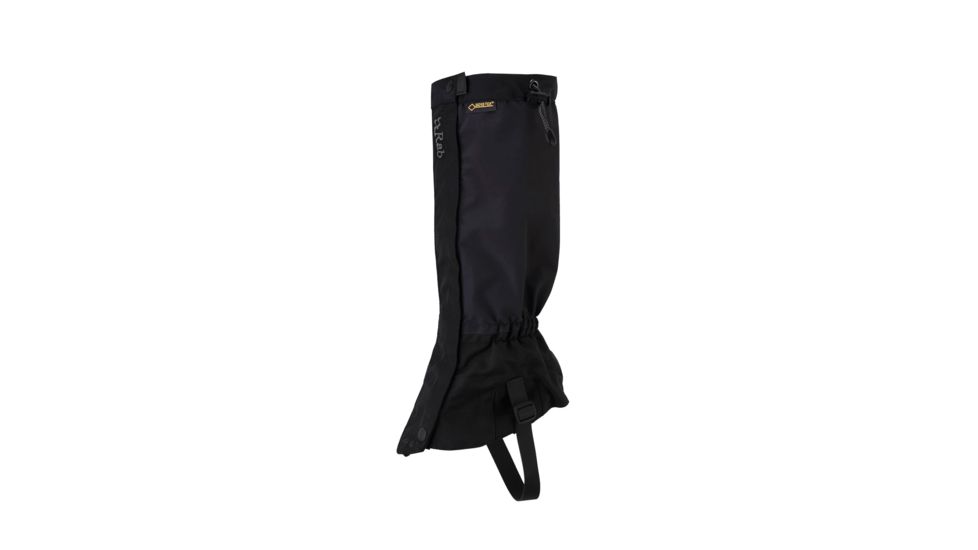 Rab Hispar Gaiter GTX, Black, Medium, ASR-G36-BL-M