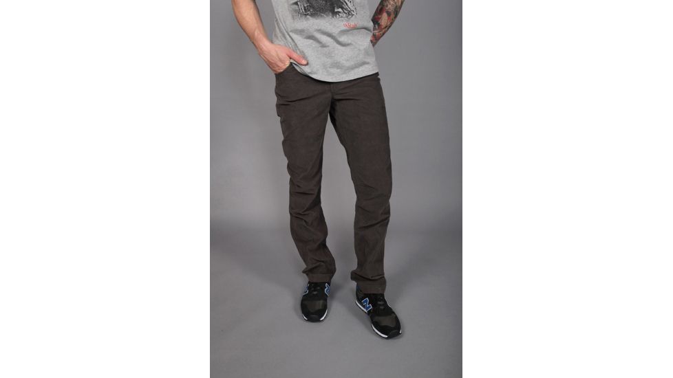 Rab Hueco Cords - Mens Long Inseam, China Grey, Small/30 Waist, QCA-52-CN-S-XL