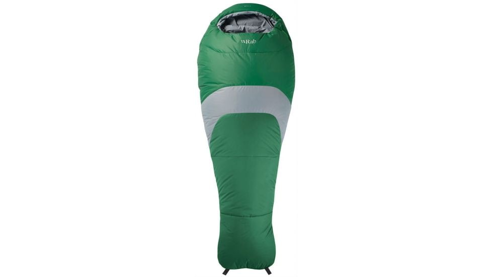 Rab Ignition 2 Sleeping Bag - Mens, Moss, Right Zip, Regular, QSG-56-RZ
