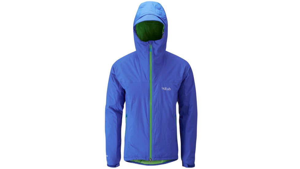 Rab Inferno Shield Hoodie - Men's-Pluto/Wasabi-Large