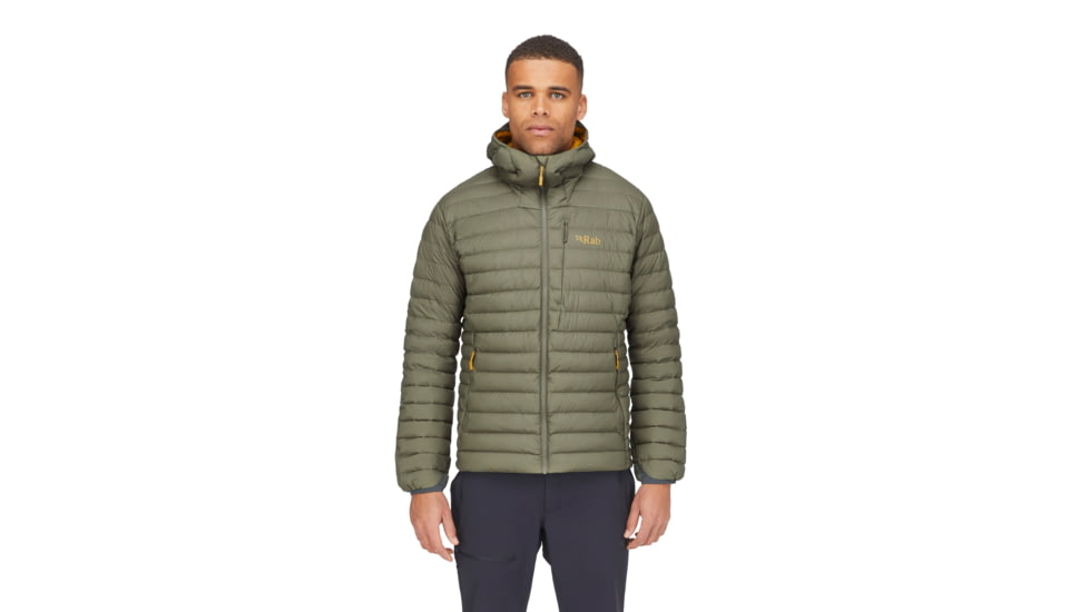 Rab Infinity Microlight Jacket - Mens, Light Khaki, Medium, QDB-22-LKH-MED