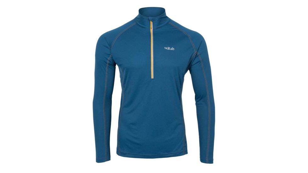 Rab Interval Long Sleeve Crew - Mens, Ink, Small, QBU-40-IK-S