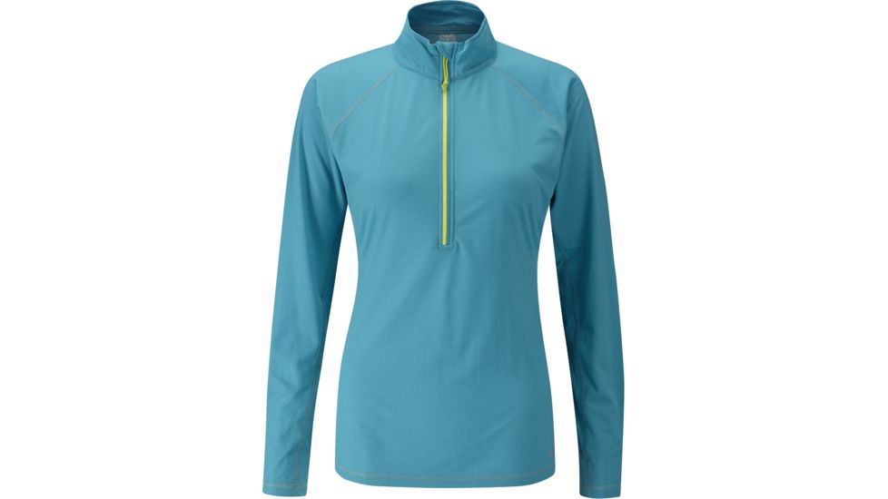 Rab Interval Long Sleeve Zip Tee - Women's-Royale-12