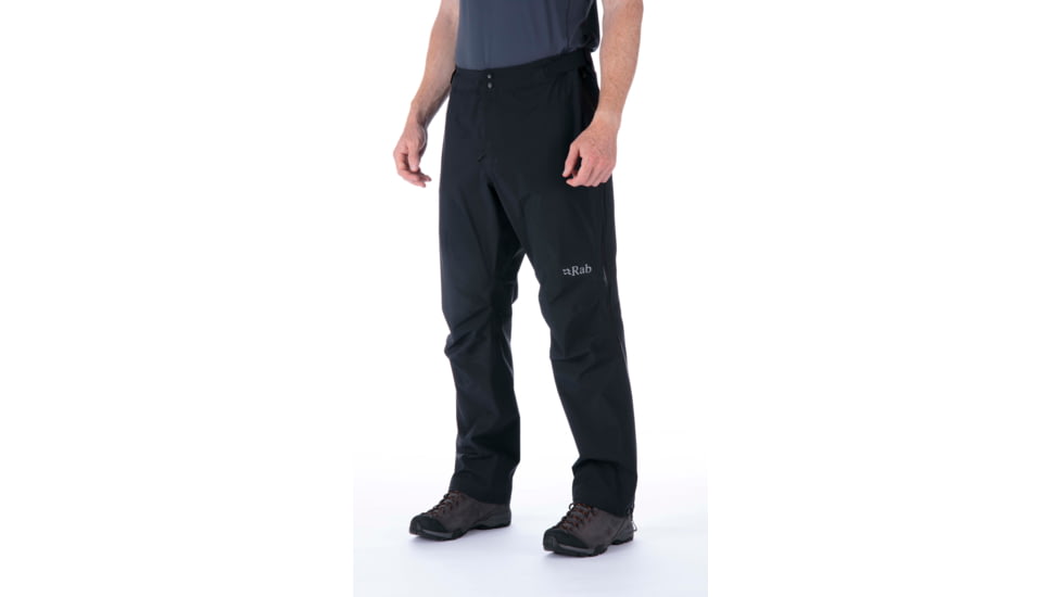 Rab Kangri Pants GTX - Mens, Black, Extra Large Short, QWG-25-BL-S-XL
