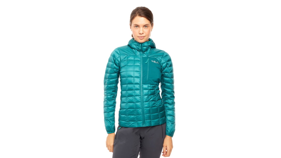 Rab Kaon Jacket - Womens, Atlantis, 12, QDN-82-AT-12