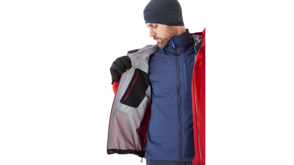 Rab Khroma Cirque Jacket - Mens, Ascent Red, Extra Large, QWH-11-ASR-XLG